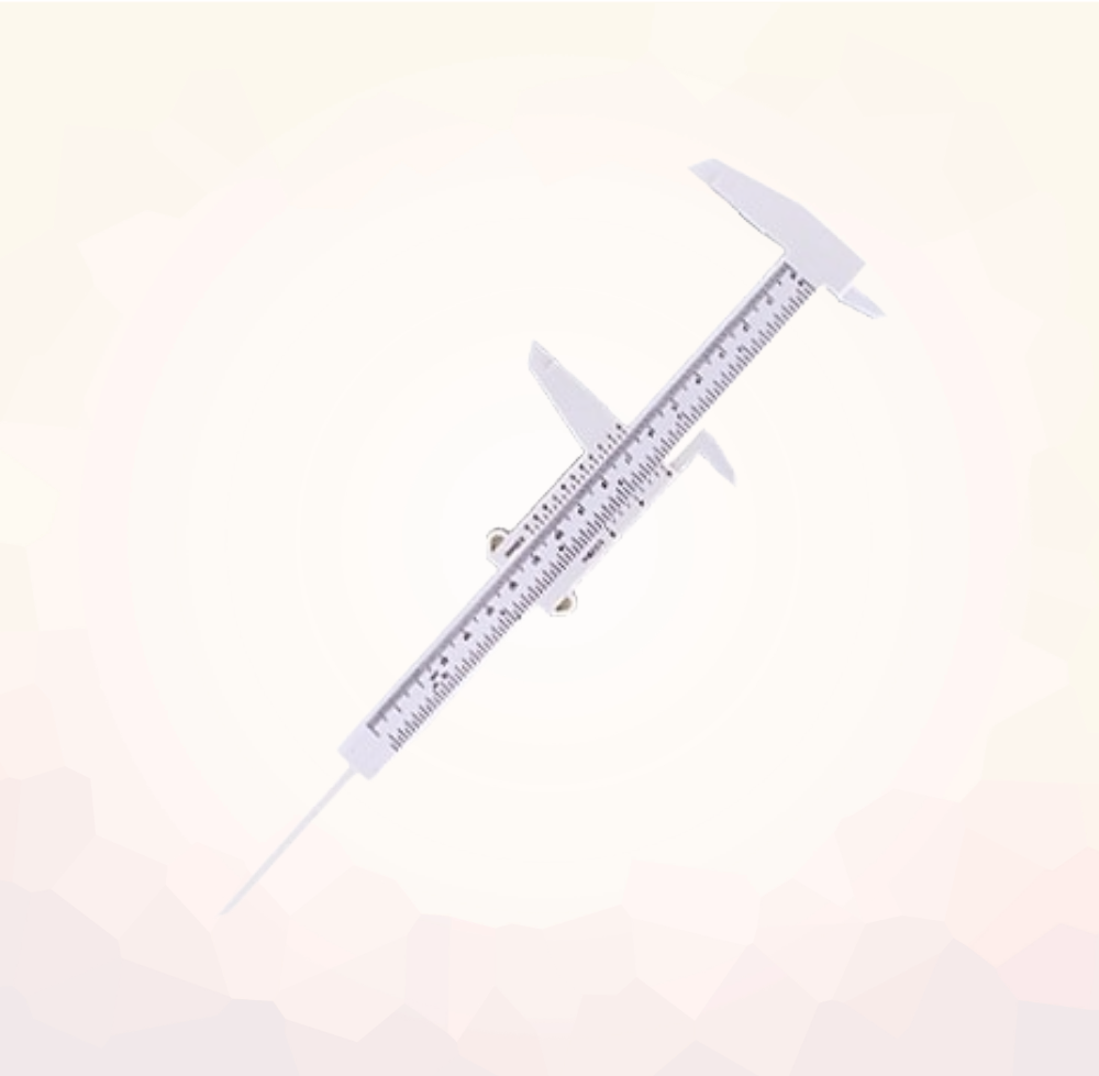 PMU Design Calipers – Permanent Makeup Eyebrow Mapping Tool for Symmetry