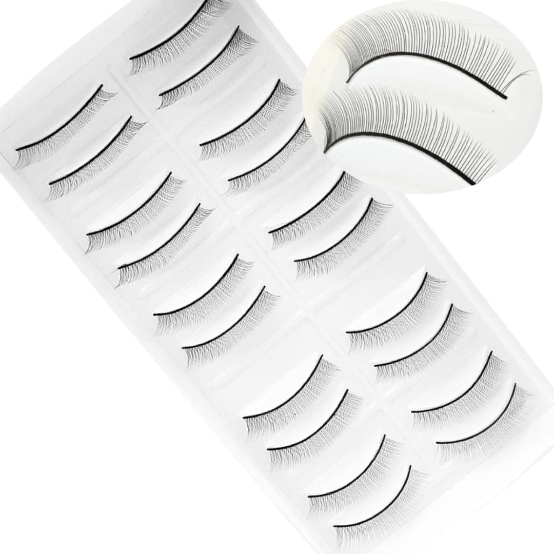 Practice Lashes for Mannequin Head [10 Pairs]