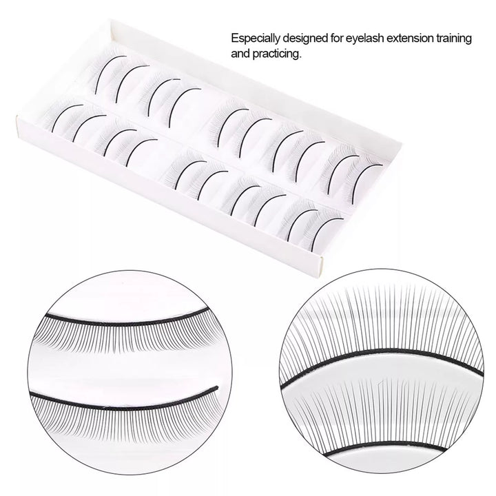 Practice Lashes for Mannequin Head [10 Pairs]