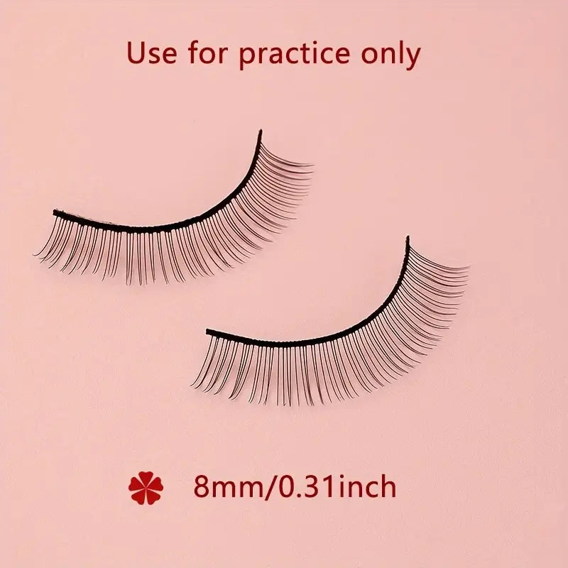 Practice Lashes for Mannequin Head [10 Pairs]