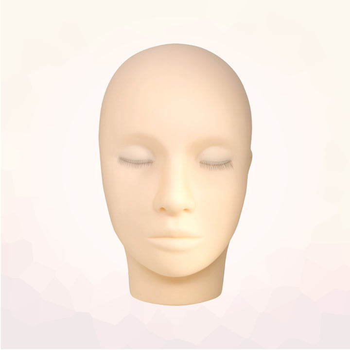 Mannequin Head with Reusable Multi-Layered Lashes - Amber Lash
