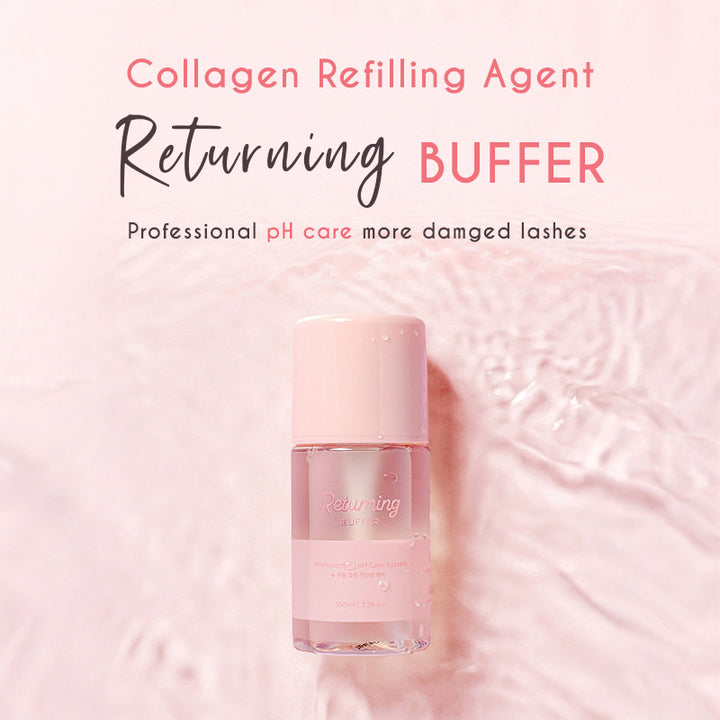 Eyelash Perm pH Buffer with Collagen – 100ml Bottle for Lash Artists
