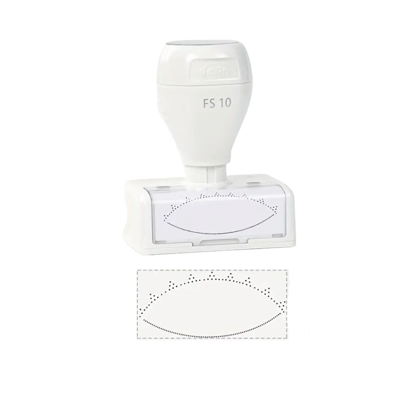 Reusable eyelash extension practice stamp tool for beginners with refillable ink and ergonomic grip