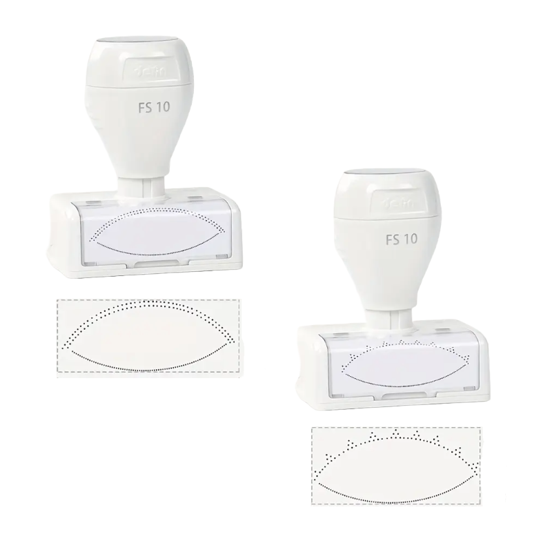 Reusable eyelash extension practice stamp tool for beginners with refillable ink and ergonomic grip
