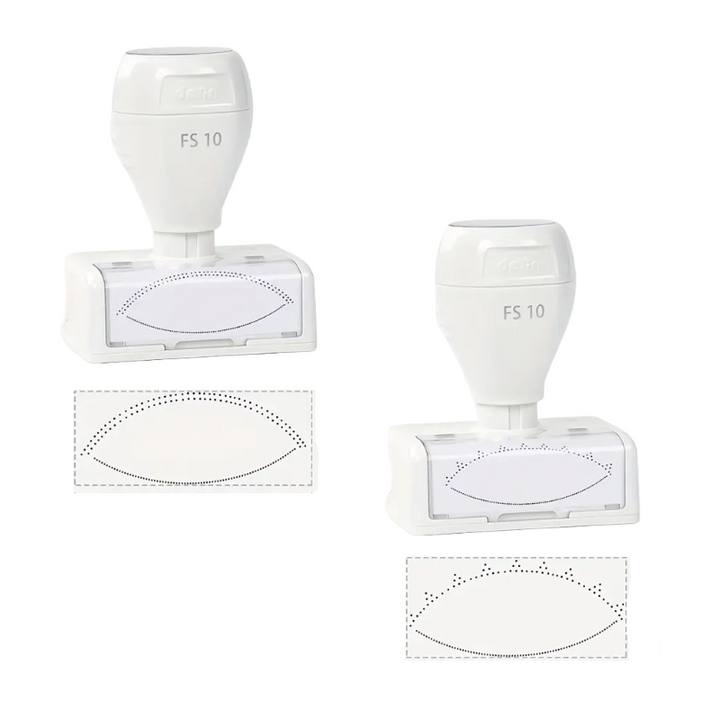 Reusable eyelash extension practice stamp tool for beginners with refillable ink and ergonomic grip
