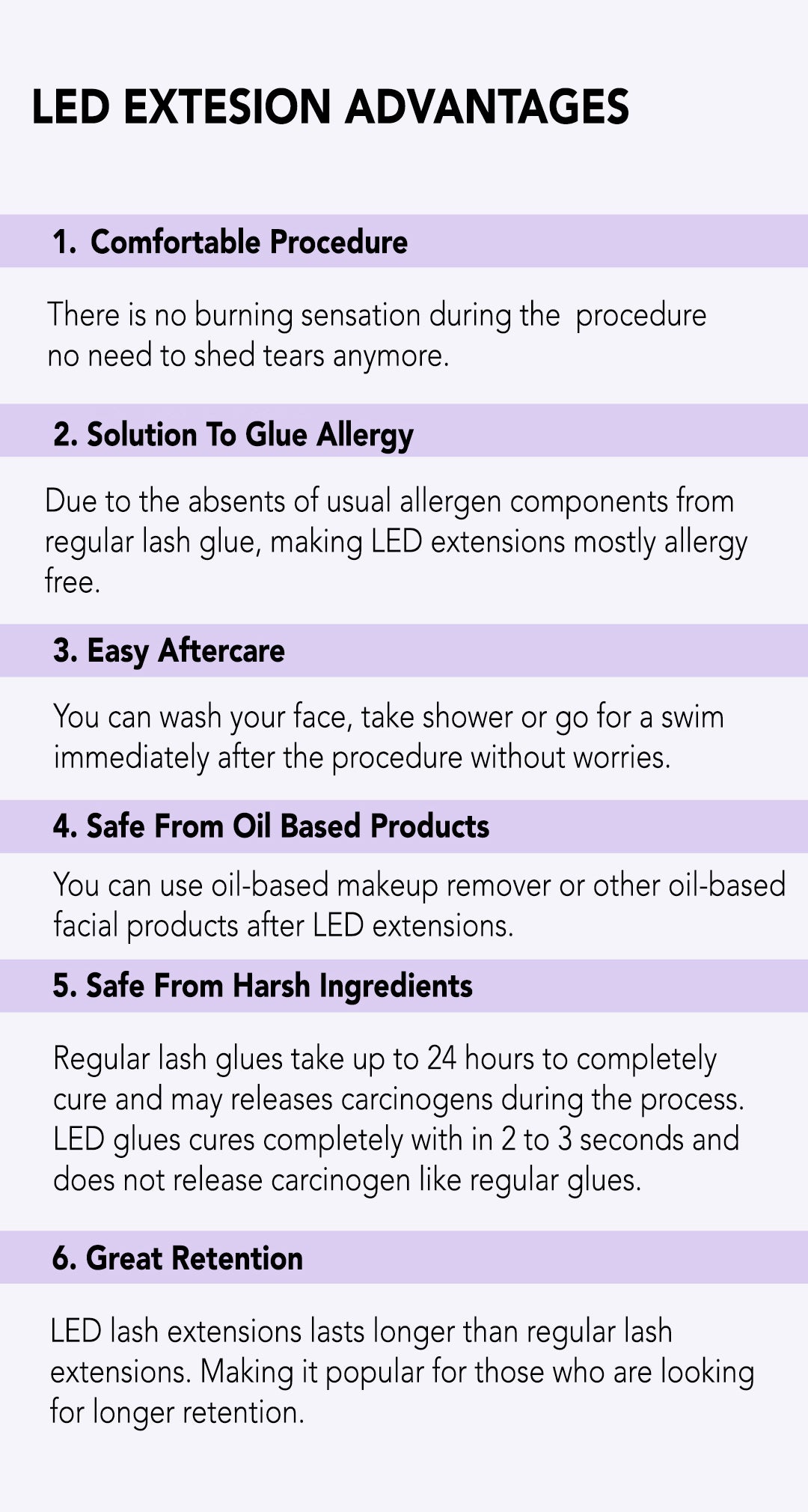 Package contents of the SARA LED lash lamp: LED device, wireless foot switch, and manual