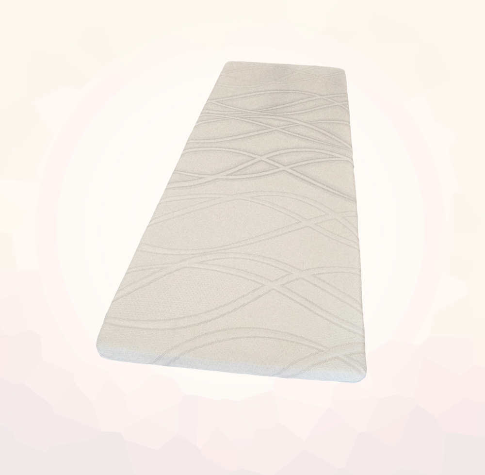 High-density memory foam mattress topper for lash extension bed