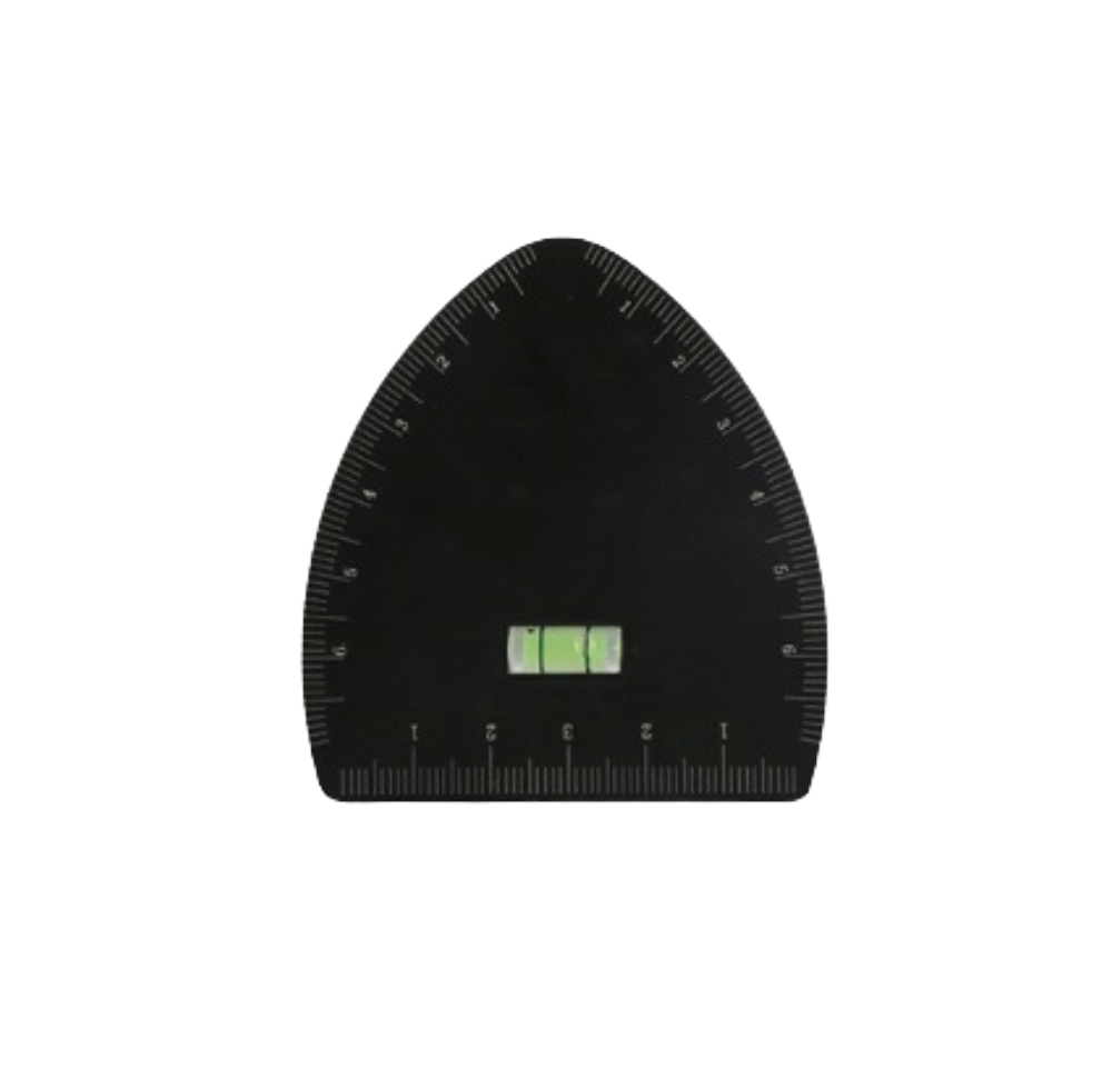Brow Mapping Ruler with Built-in Bubble Level (3 Shapes) - Amber Lash