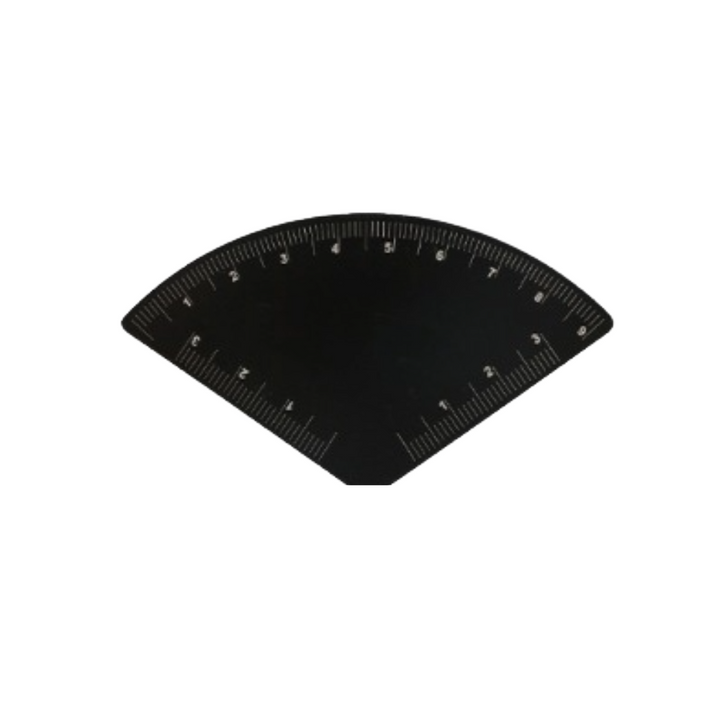 Brow Mapping Ruler with Built-in Bubble Level (3 Shapes) - Amber Lash