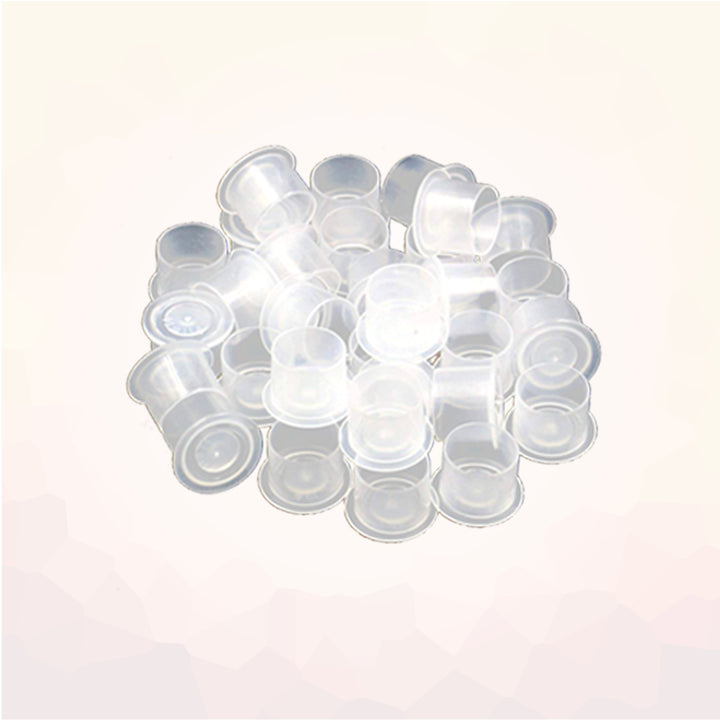 Tattoo Pigment Color Hold Cups - 2Pack(200pcs) - Amber Lash