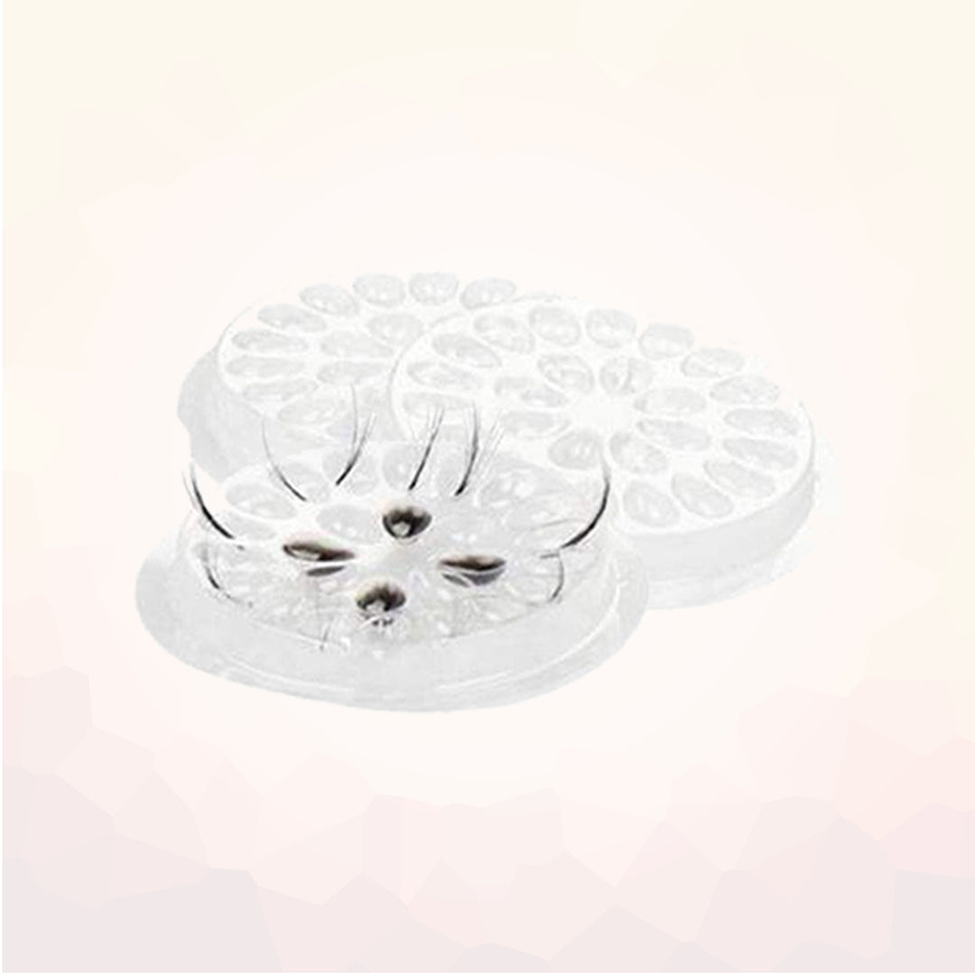 Tear Drop Glue Pallet Flower Shape - 100pcs - Amber Lash