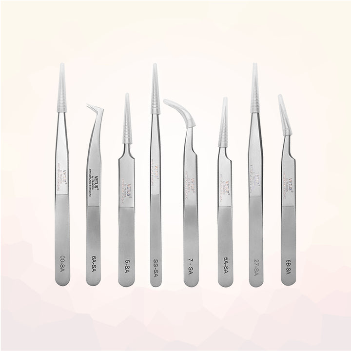 Vetus Volume Tweezers SA Series - Amber Lash