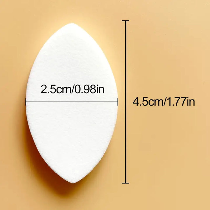 White Eye Shape Lash Sponge for Eyelash Extension Practice Mapping