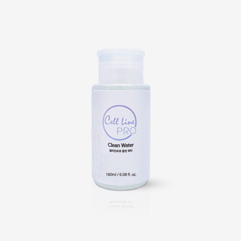 Cell Line Pro Clean Water 180ml Pump Bottle – PMU Pre-Care Cleanser