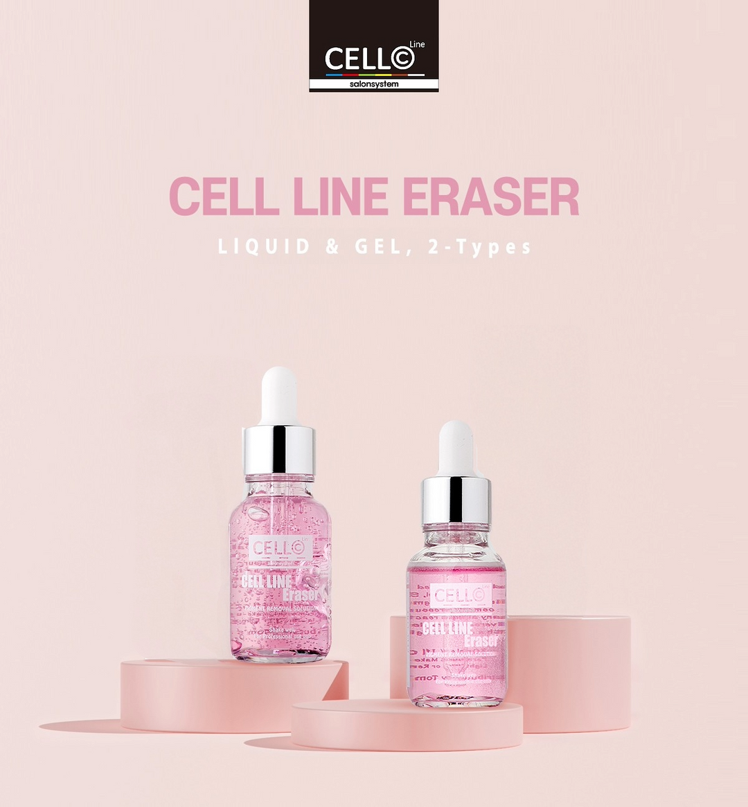 Cell Line Pigment Eraser – Tattoo and Semi-Permanent Makeup Remover in Gel and Liquid Form, 30ml
