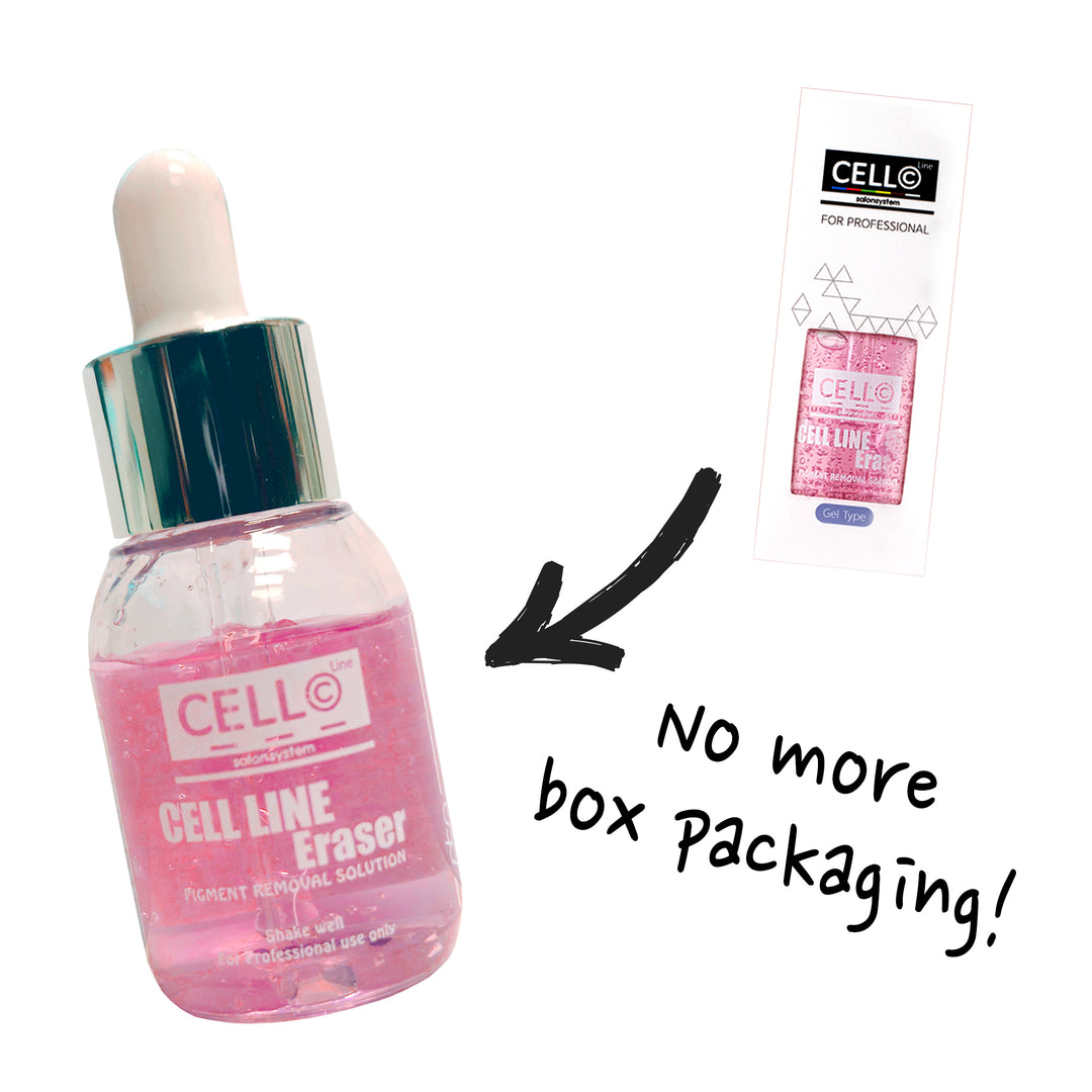 Cell Line Pigment Eraser – PMU & Tattoo Ink Remover (Gel & Liquid Type) - Amber Lash