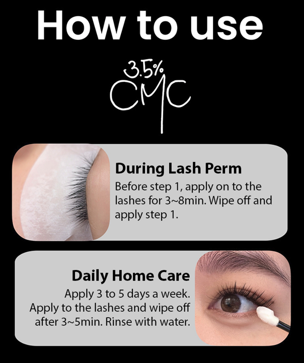 3.5% CMC Eyelash & Brow Treatment for Lash Lifting & Brow Lamination