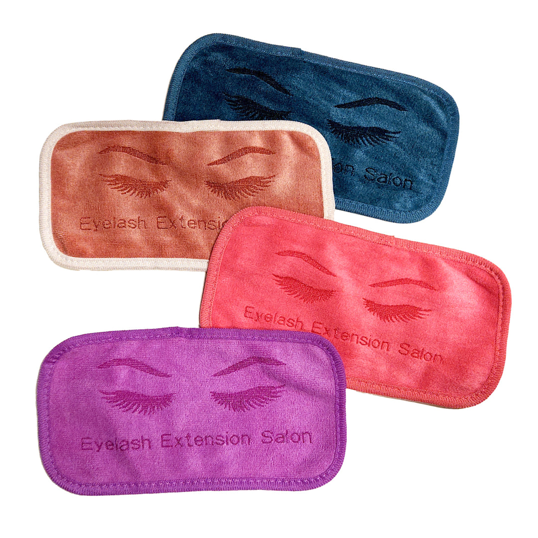 Professional Eyelash Extension Reusable Forehead Soft Towel Pads [4pcs Set]