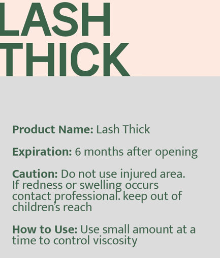 Lash Thick [Viscosity Control Agent] for No Glue Lash Lift