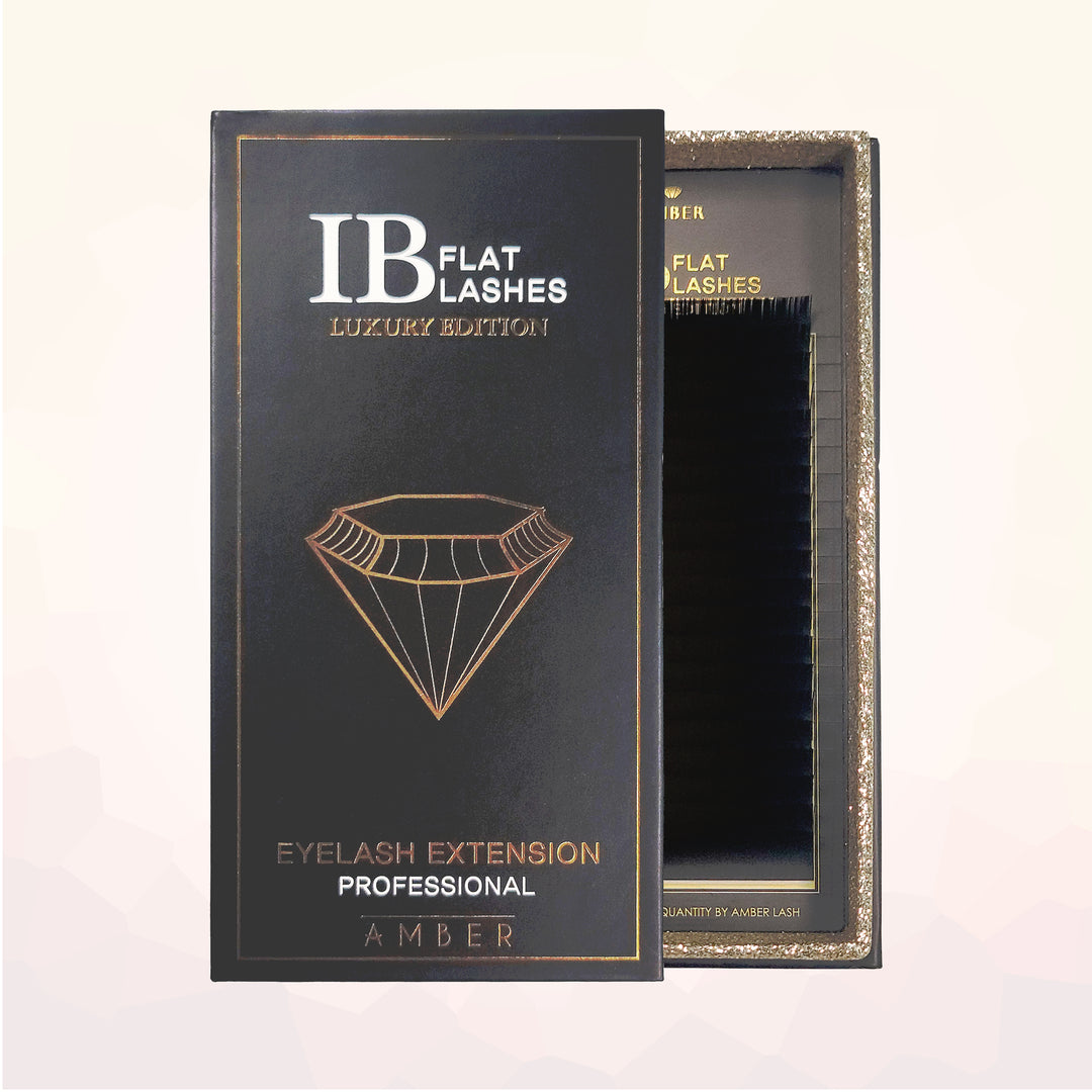 IB Flat Lash LD CURL MIX [8mm - 13mm]- Amber Lash Luxury Edition
