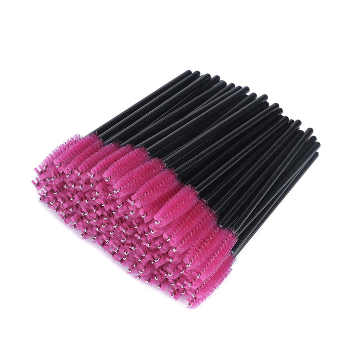100pcs Disposable Mascara Brush Applicator 2pack(50pcs )- Various Colors - Amber Lash