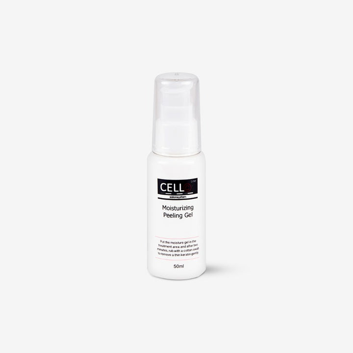 Cell Line Moisturizing Peeling Gel 50ml bottle, Korean skincare exfoliating gel for semi-permanent makeup pre-treatment