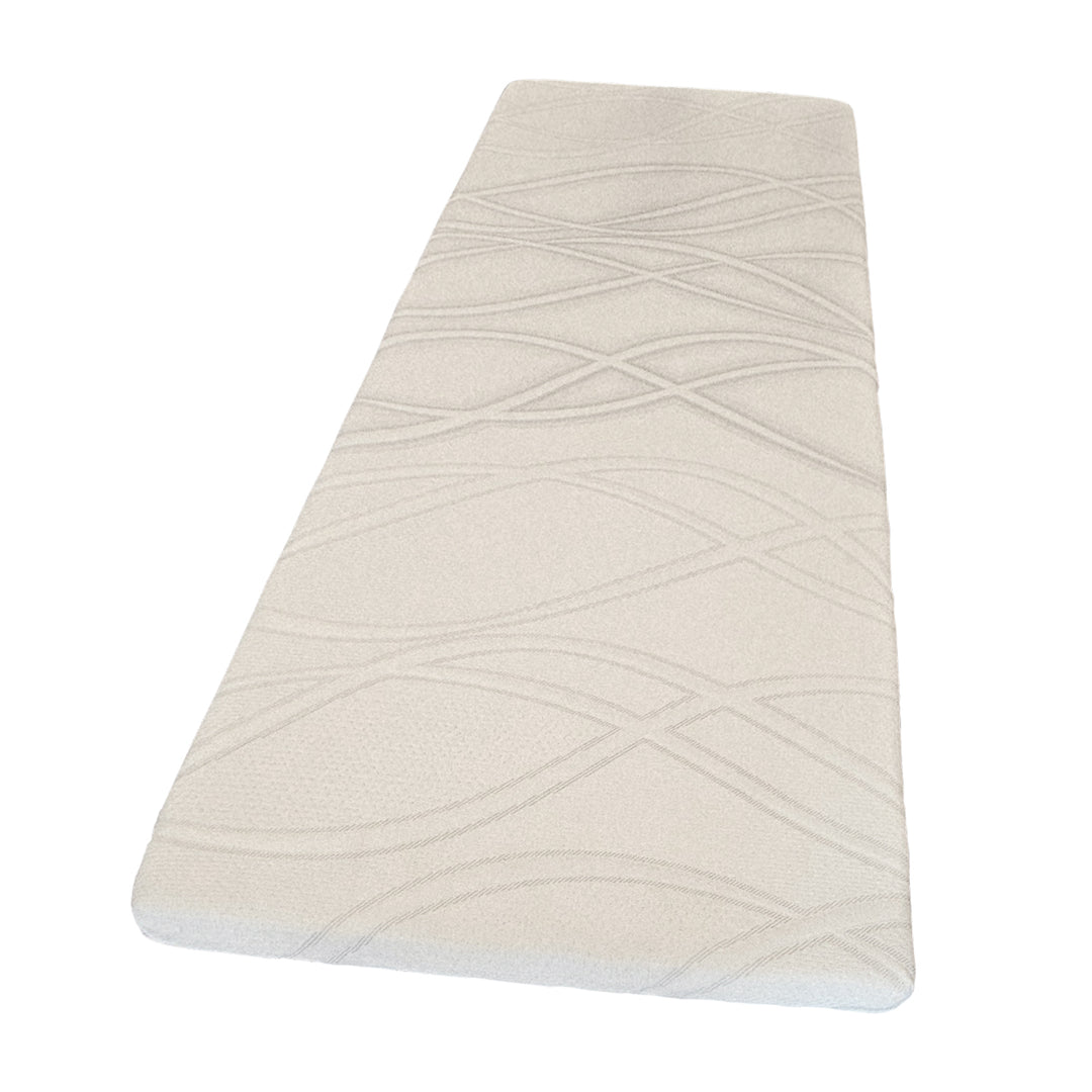 High-density memory foam mattress topper for lash extension bed
