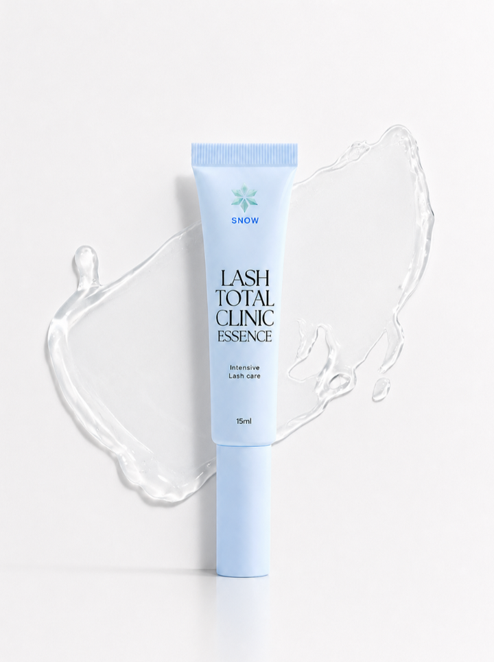 Snow Lash Total Clinic Essence Step 3, 15 mL tube with clear gel texture