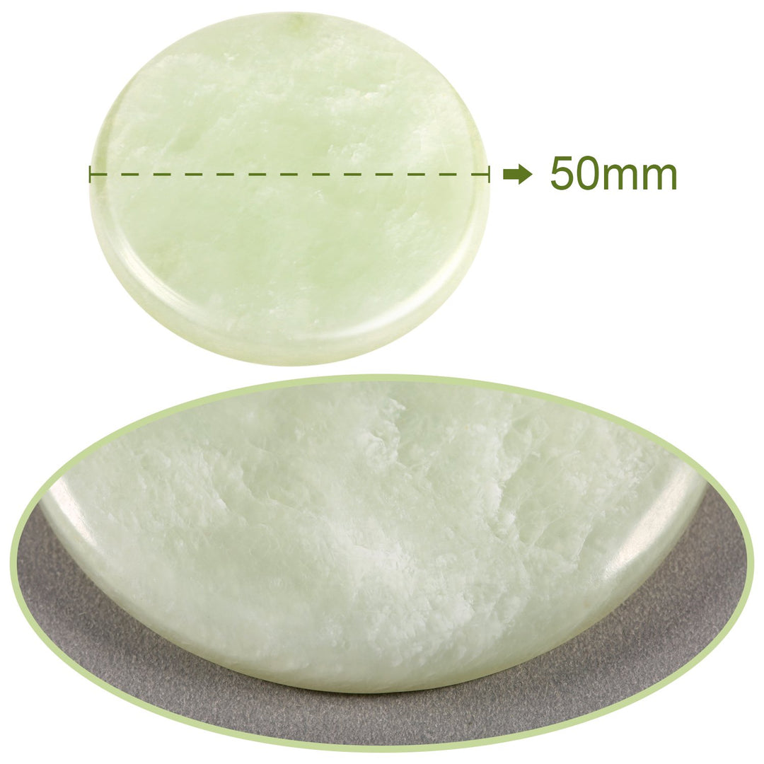 2 pcs Wide Jade Stone Glue Pallet - Amber Lash