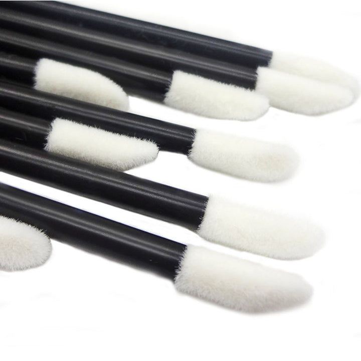 Disposable Lip Brush - 100 Pieces (50pcs x 2pack) - Amber Lash