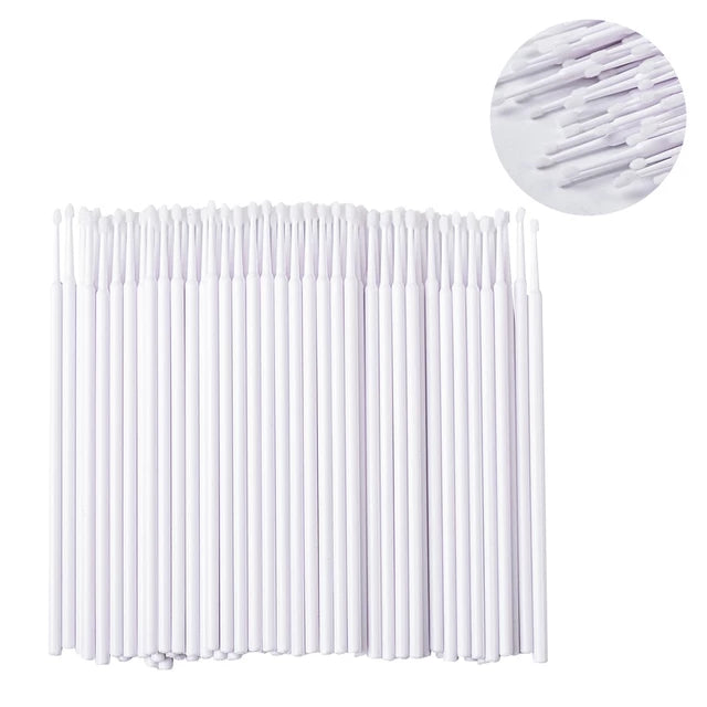 500pcs Disposable Micro Brushes Applicators - Amber Lash