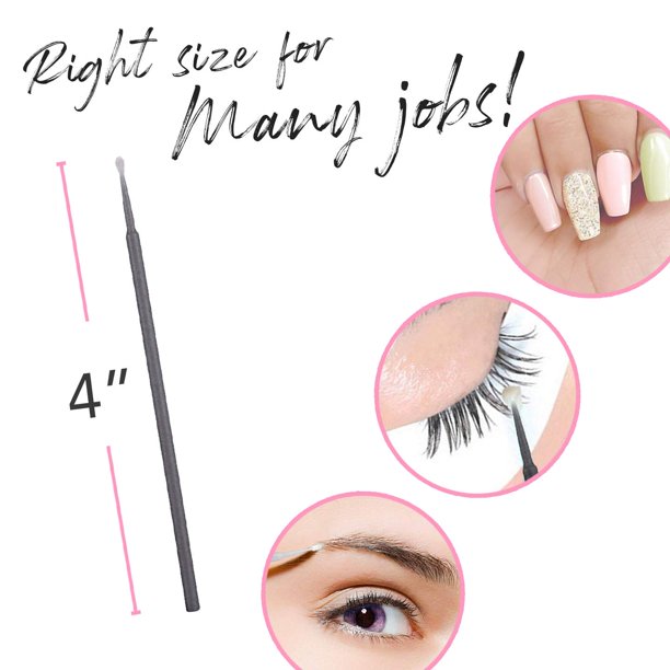 500pcs Disposable Micro Brushes Applicators - Amber Lash