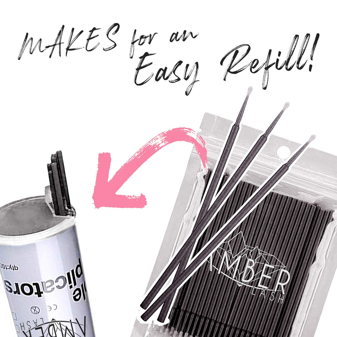 micro brush 500pcs for eyelash extension
