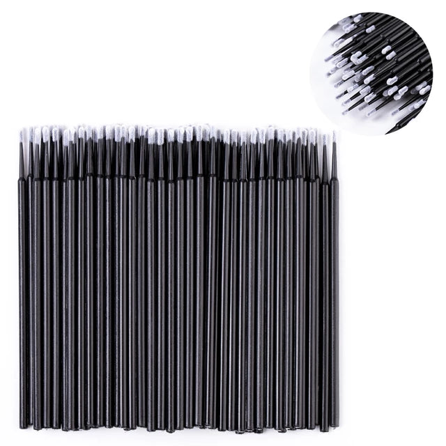 500pcs Disposable Micro Brushes Applicators - Amber Lash