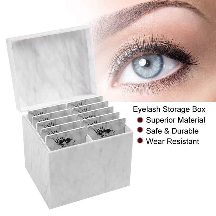 Amber Lash Eyelash Storage Box - 10 Layers - Amber Lash