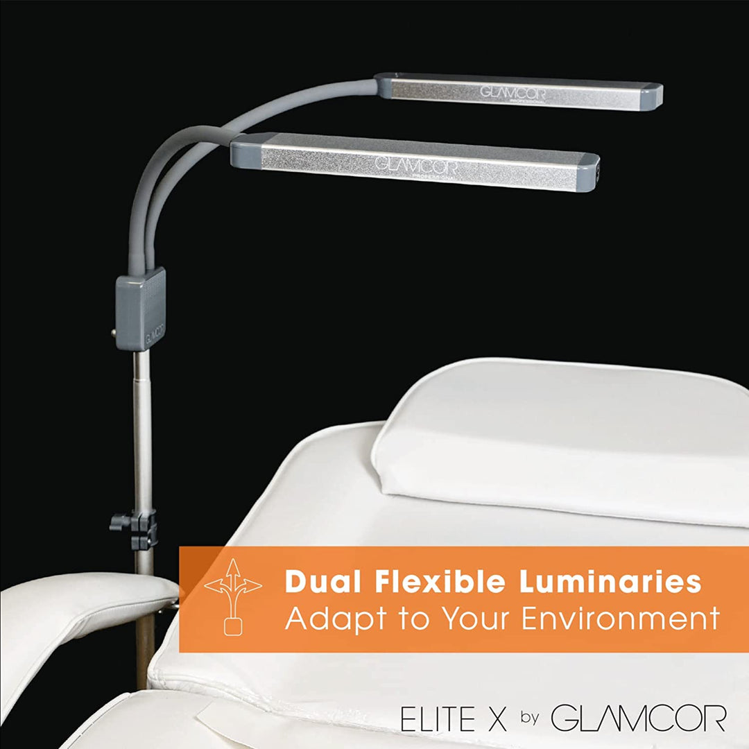 GLAMCOR Elite X Portable LED Lighting Kit for Eyelash Extension and  Beauty, Skincare, Filming, and Photography - Amber Lash