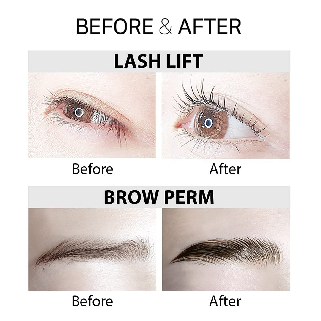 Lash up eyelash lift, brow lamination, brow lift step 1 & 2 tube set
