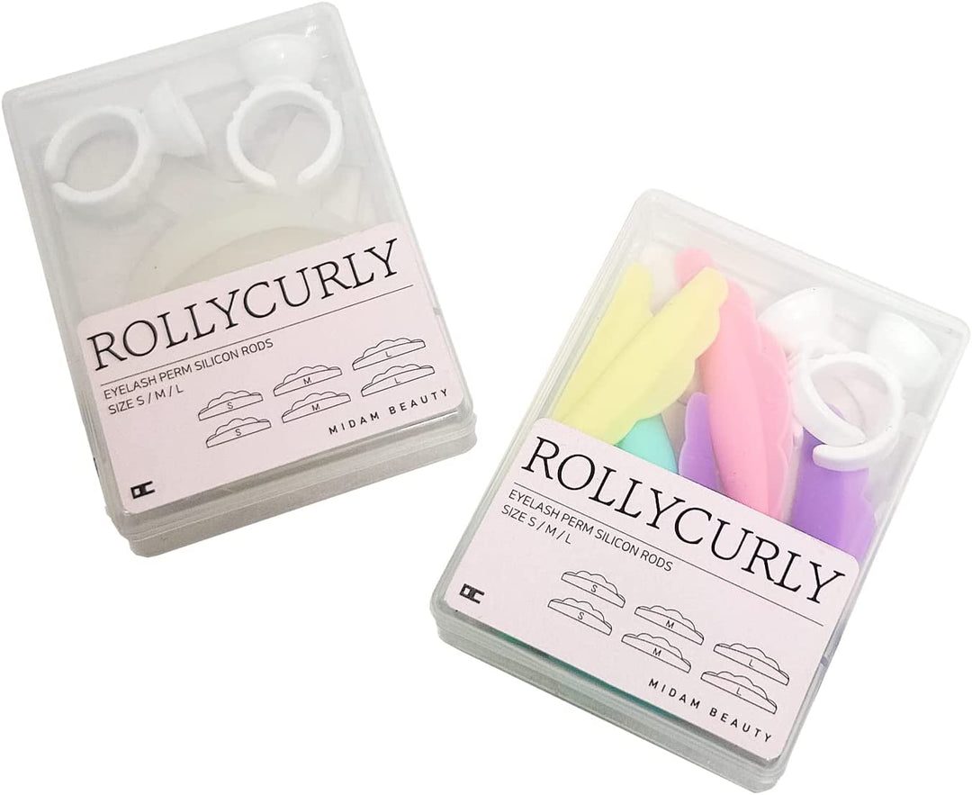 Rolly Curly Rods Set with Glue Rings and Y-Shape Applicator