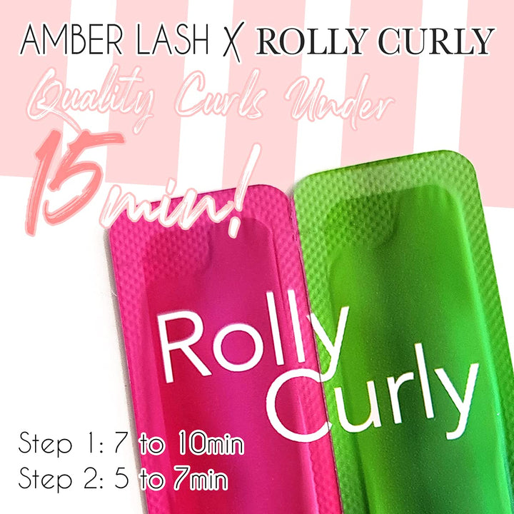 Amber Lash x Rolly Curly Lash & Brow Lifting Kit - Amber Lash