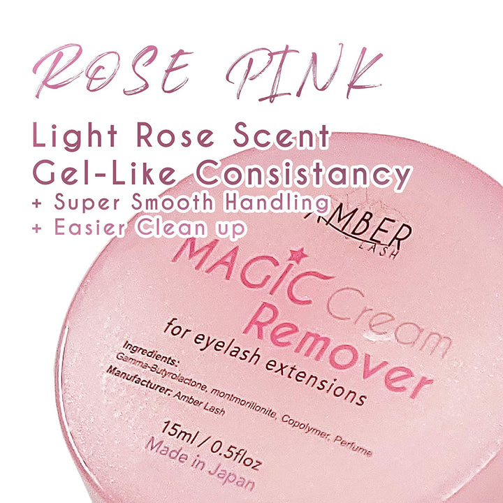 Amber Lash Magic Cream Remover - Rose Pink - Amber Lash