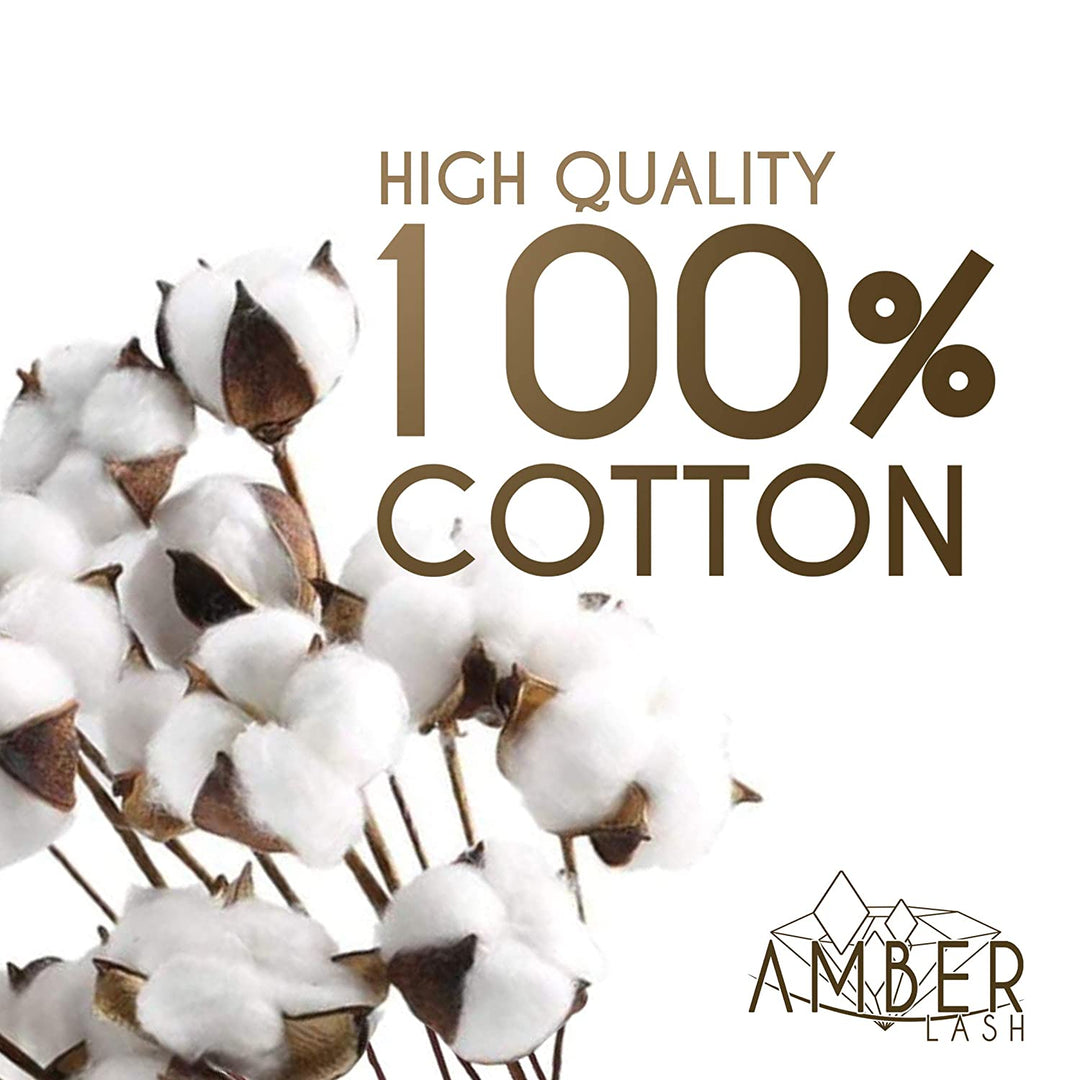 Amber Lash the Most Perfect Lint-Free Cotton Pads, 600 Count - Amber Lash