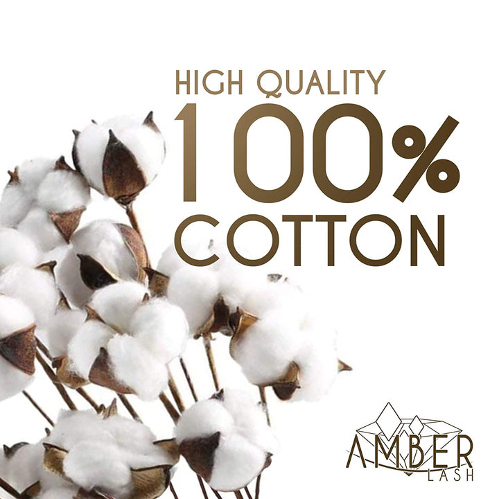 Amber Lash the Most Perfect Lint-Free Cotton Pads, 600 Count - Amber Lash