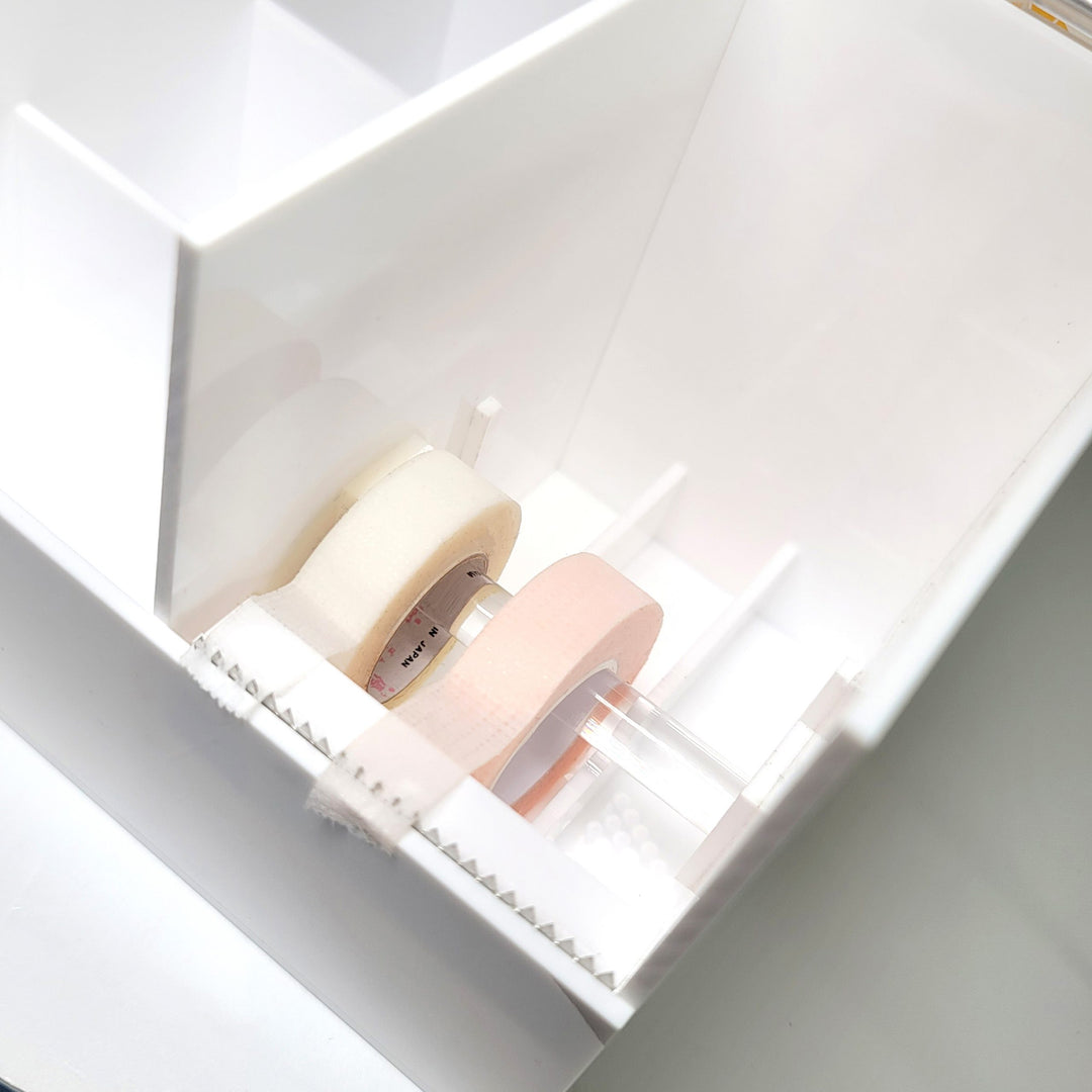 Amber Lash Acrylic Organizer Storage Box with Lash Compartment - Amber Lash