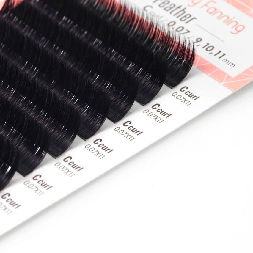 BL Easy Fanning Lash Mix - Amber Lash