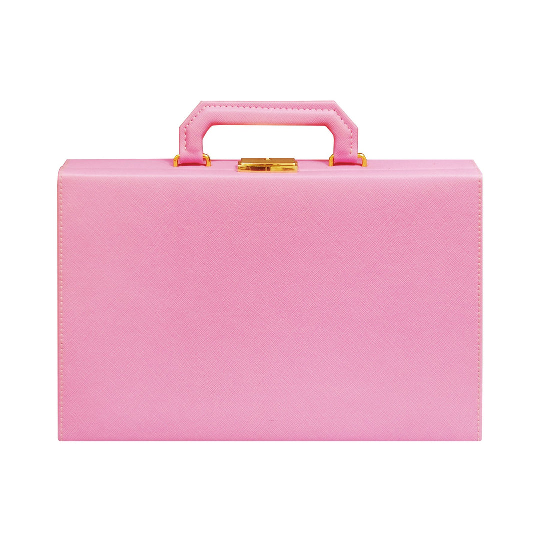 beauty eyelash nail Technician Travel Cases pink color