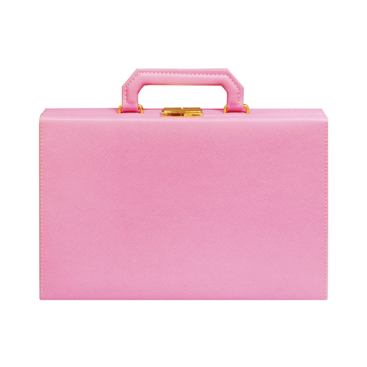 beauty eyelash nail Technician Travel Cases pink color