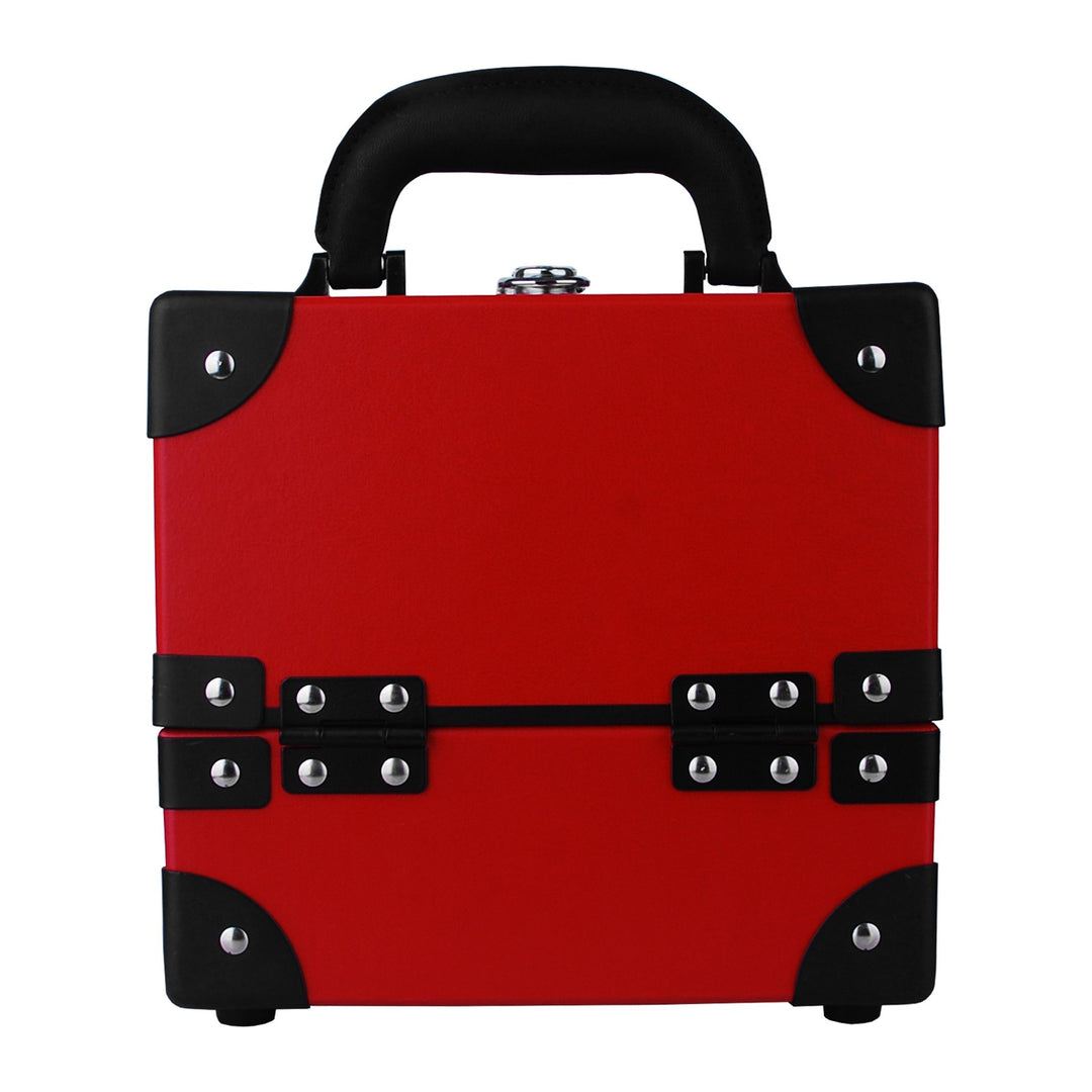 beauty eyelash nail Technician Travel Cases red color