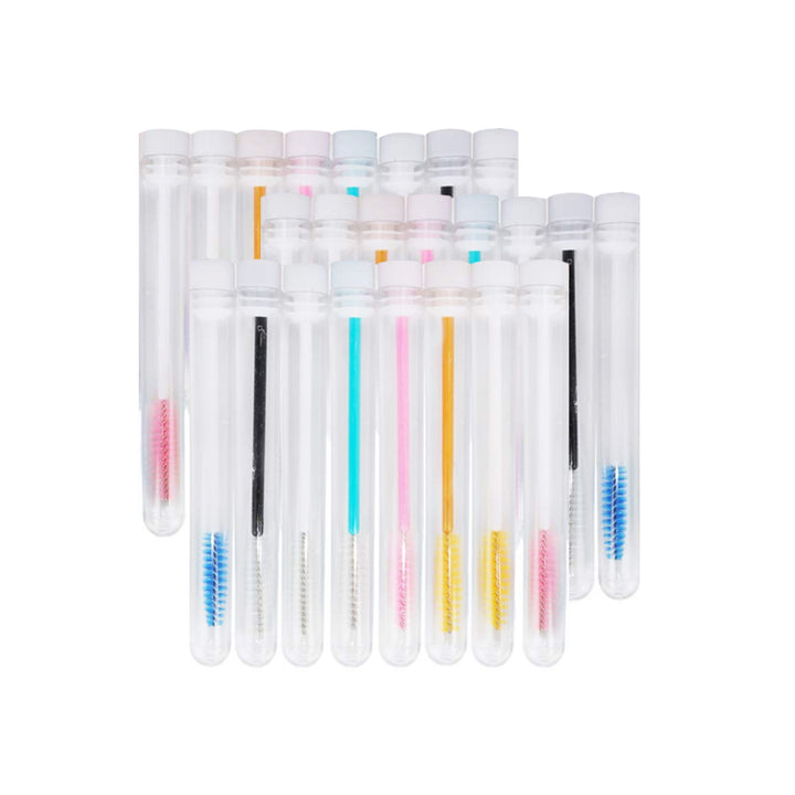 Colored Mascara Brush with Case(10pc) - Amber Lash