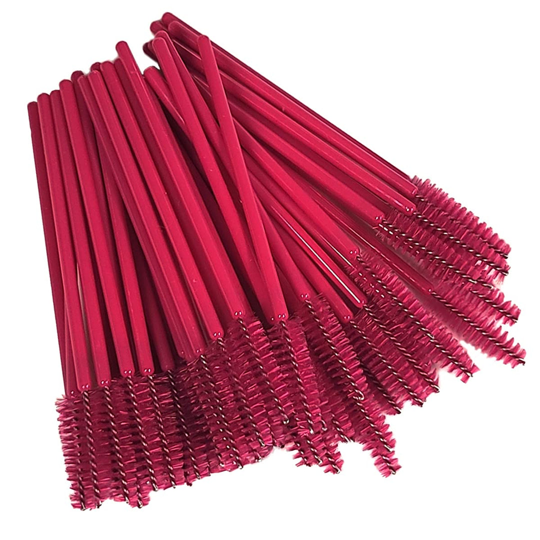 100pcs Disposable Mascara Brush Applicator 2pack(50pcs )- Various Colors - Amber Lash