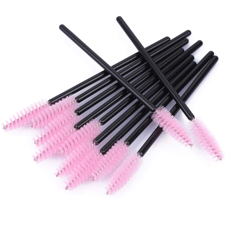 100pcs Disposable Mascara Brush Applicator 2pack(50pcs )- Various Colors - Amber Lash